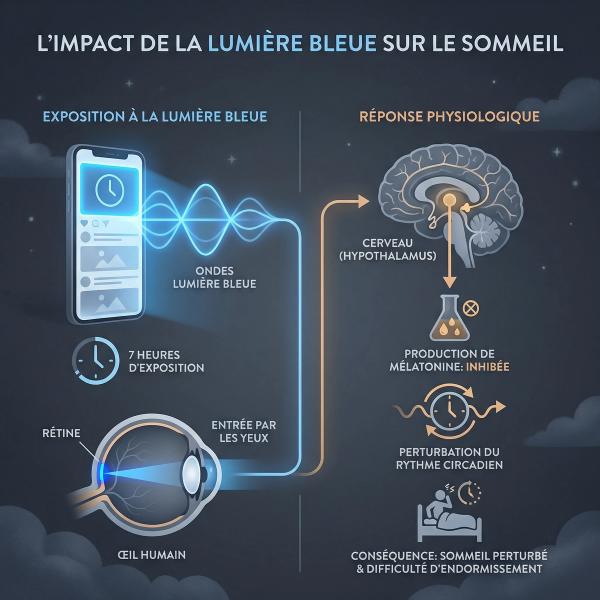 Lumière Bleue et Mélatonine : Mise à jour des connaissances 2025 Lumière Bleue et Mélatonine : Mise à jour des connaissances 2025