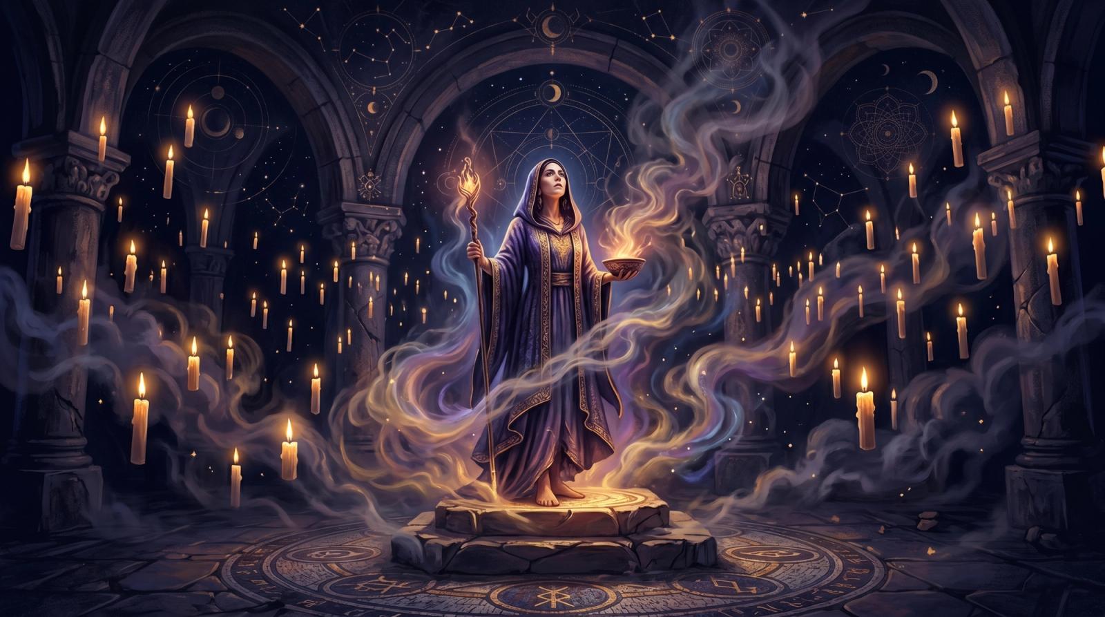 Rêver de Rituel : Quand ton âme dresse un autel pour franchir le seuil