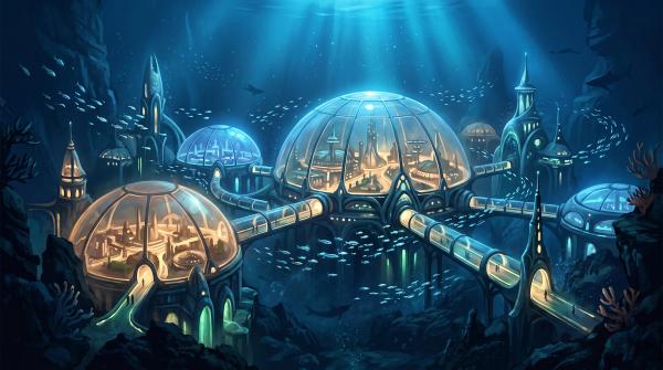 Rêver de Ville sous-marine : L'architecture de lumière que ton âme abrite sous les eaux Rêver de Ville sous-marine : L'architecture de lumière que ton âme abrite sous les eaux
