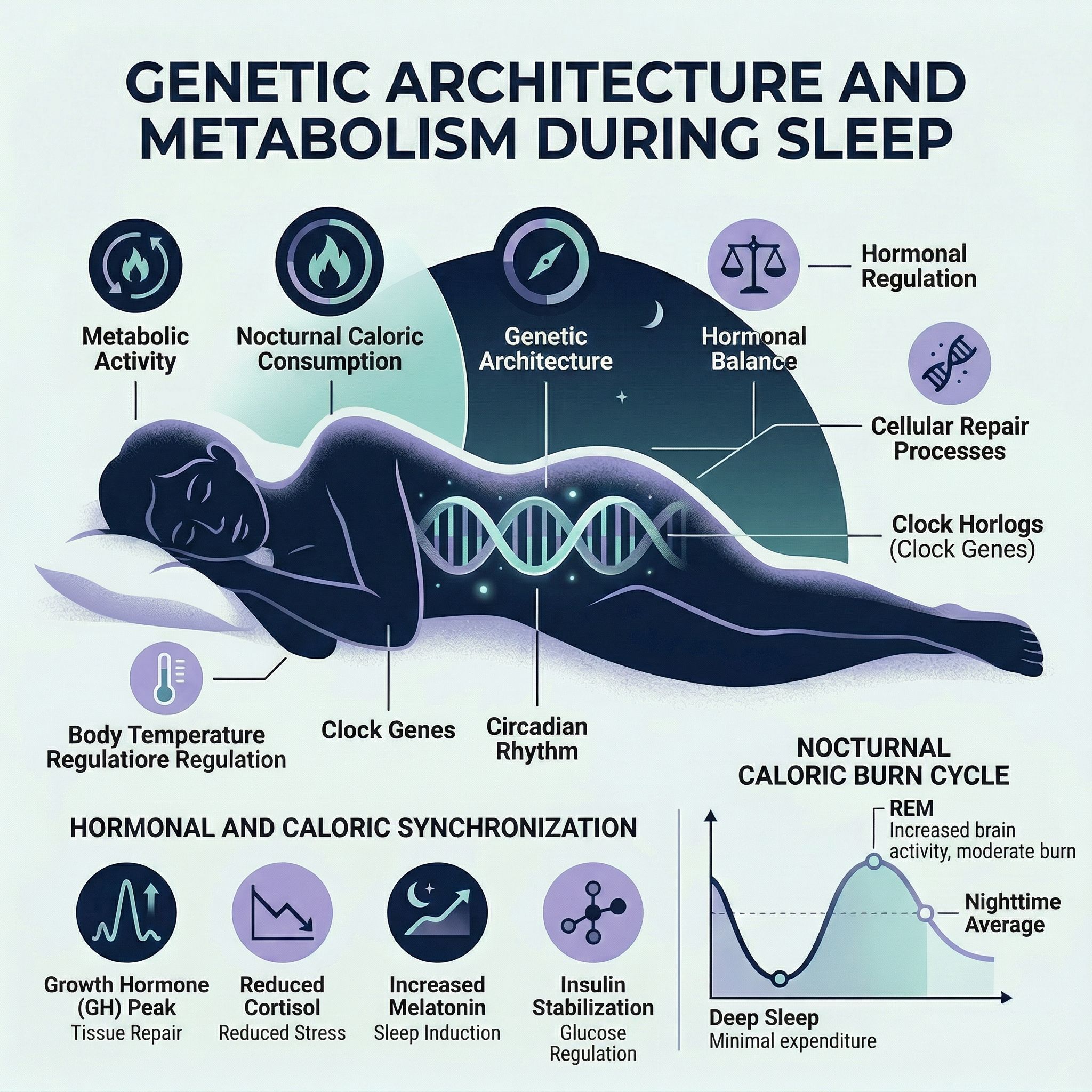 Genes and weight loss: the secret to an efficient nighttime metabolism