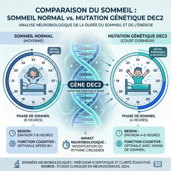 Génétique du Sommeil : Êtes-vous un mutant DEC2?