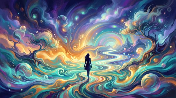 Rêver de Couleurs changeantes : La valse des nuances dans le prisme mouvant de ton âme
