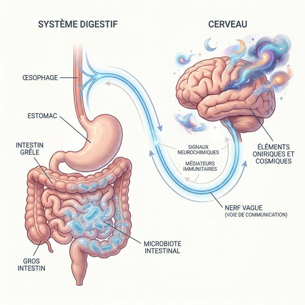 L'Axe Intestin-Cerveau : Ce que vous mangez détermine vos rêves