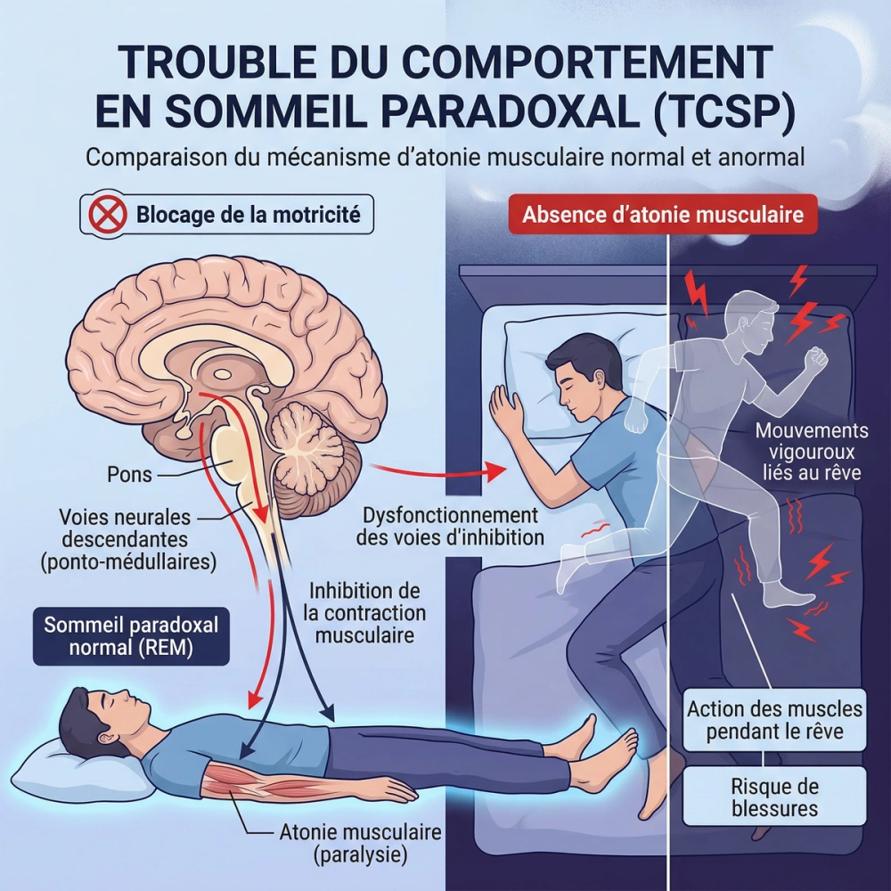 Agir ses rêves : le mystère du trouble du comportement en sommeil paradoxal Agir ses rêves : le mystère du trouble du comportement en sommeil paradoxal