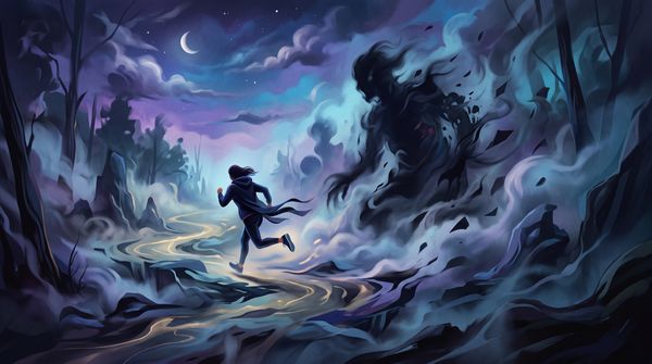 Rêver de Poursuite : Quand l'ombre qui te poursuit n'est que ton âme essoufflée