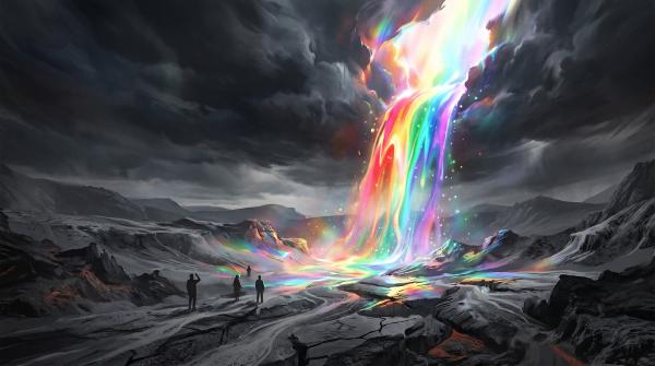 Rêver de Couleur arc-en-ciel : Quand ton inconscient tisse la lumière au cœur de tes tempêtes