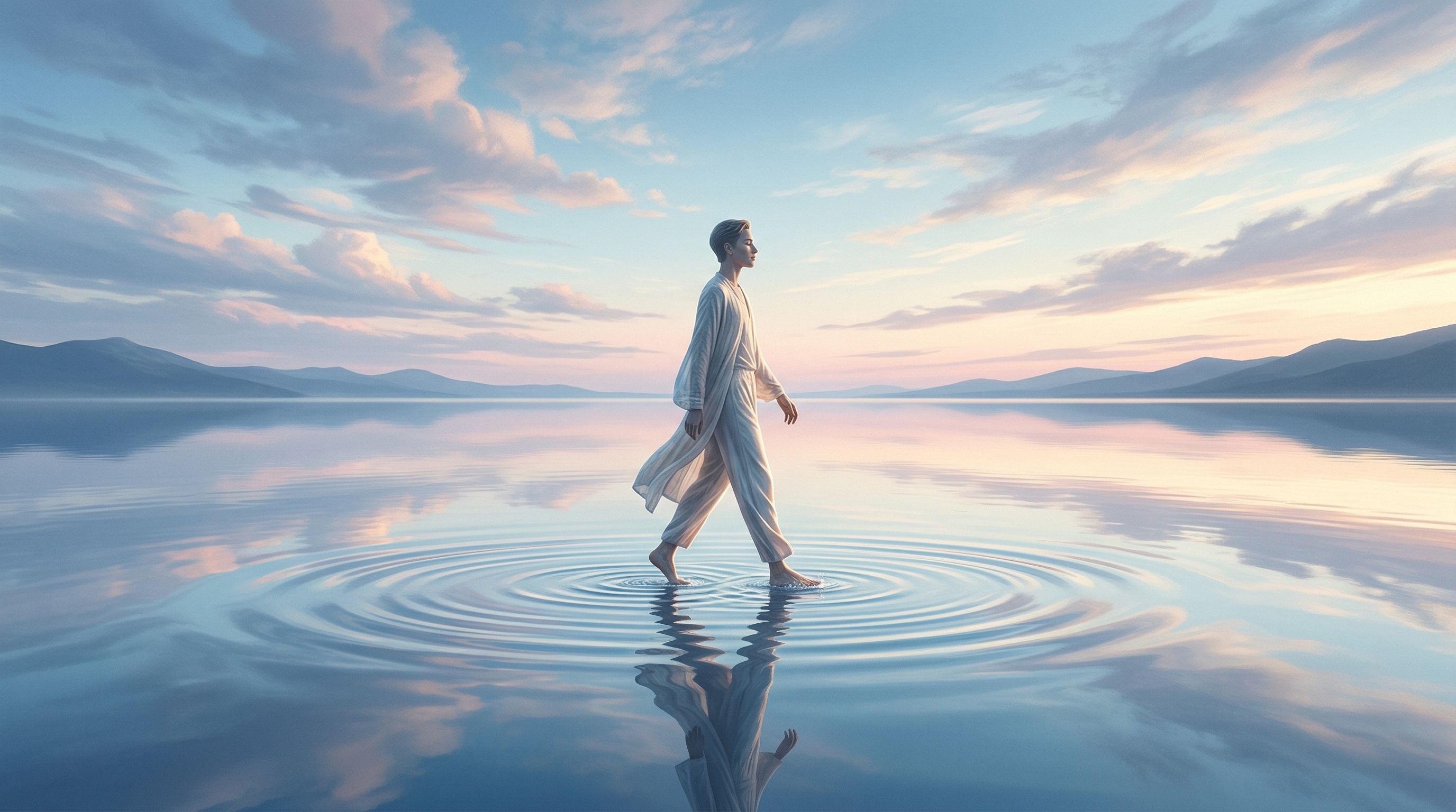 Rêver de Marcher sur l'eau : Signification et Interprétation