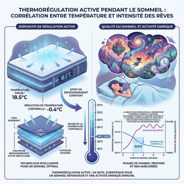 La Thermorégulation Active : Les matelas intelligents qui modifient vos rêves La Thermorégulation Active : Les matelas intelligents qui modifient vos rêves