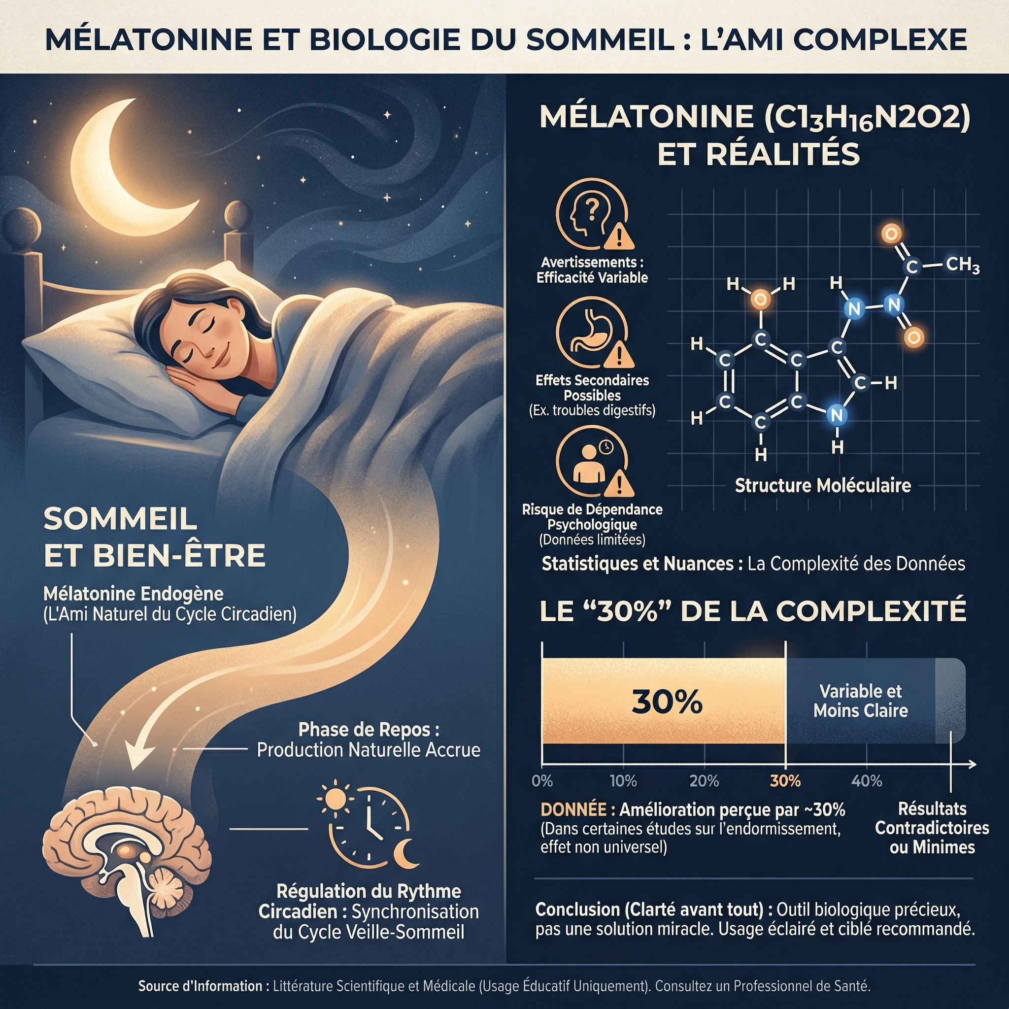 Mélatonine : Ami ou Faux Frère?