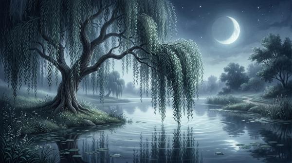 Rêver de Saule pleureur : La douce inclinaison de ton âme qui ploie sans rompre Rêver de Saule pleureur : La douce inclinaison de ton âme qui ploie sans rompre