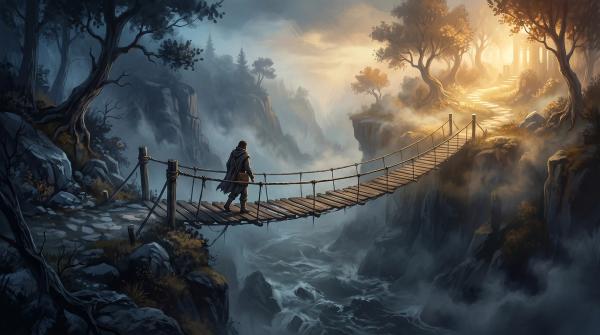 Rêver de Traverser un pont : Le vertige sacré de ton âme suspendue entre deux rives Rêver de Traverser un pont : Le vertige sacré de ton âme suspendue entre deux rives