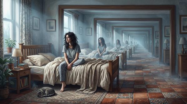 Rêver de Faux réveil : Quand ton âme bégaie dans le labyrinthe de tes habitudes Rêver de Faux réveil : Quand ton âme bégaie dans le labyrinthe de tes habitudes