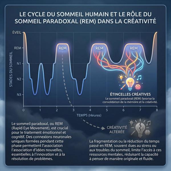 Carence en REM et Créativité : Le lien brisé Carence en REM et Créativité : Le lien brisé