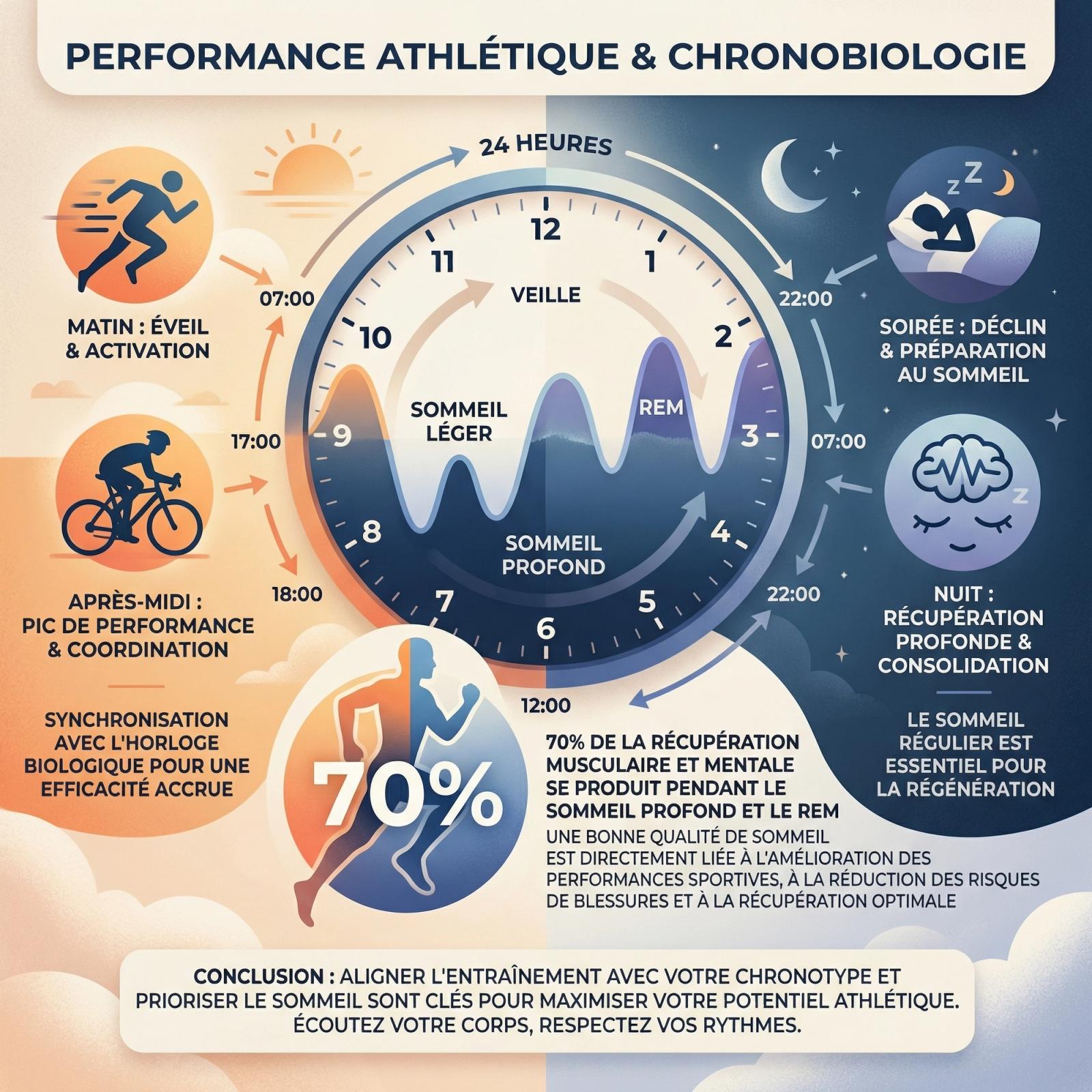 Sport et Sommeil : Le timing chronobiologique