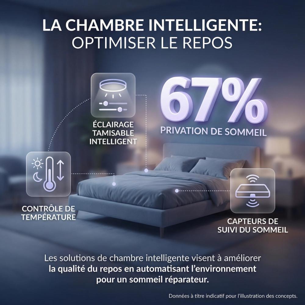 La 'Smart Bedroom' : Automatiser son environnement nocturne La 'Smart Bedroom' : Automatiser son environnement nocturne
