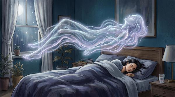 Rêver de Se voir dormir : Quand l'esprit s'élève pour contempler ton être sans armure