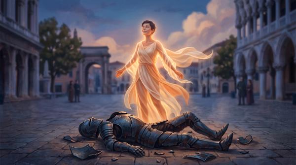 Dreaming of Being Naked in Public: Shedding your heavy armor to reveal your soul's raw truth