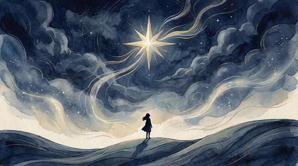 Rêver d'Étoile : La lueur céleste qui veille sur les brumes de ton âme