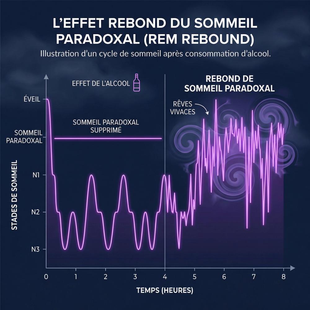 L'Alcool et l'Architecture du Rêve : Le 'Rebound Effect'
