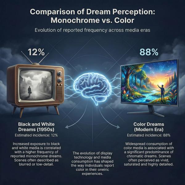 Analysis: Dreaming in Black and White vs. Color Analysis: Dreaming in Black and White vs. Color