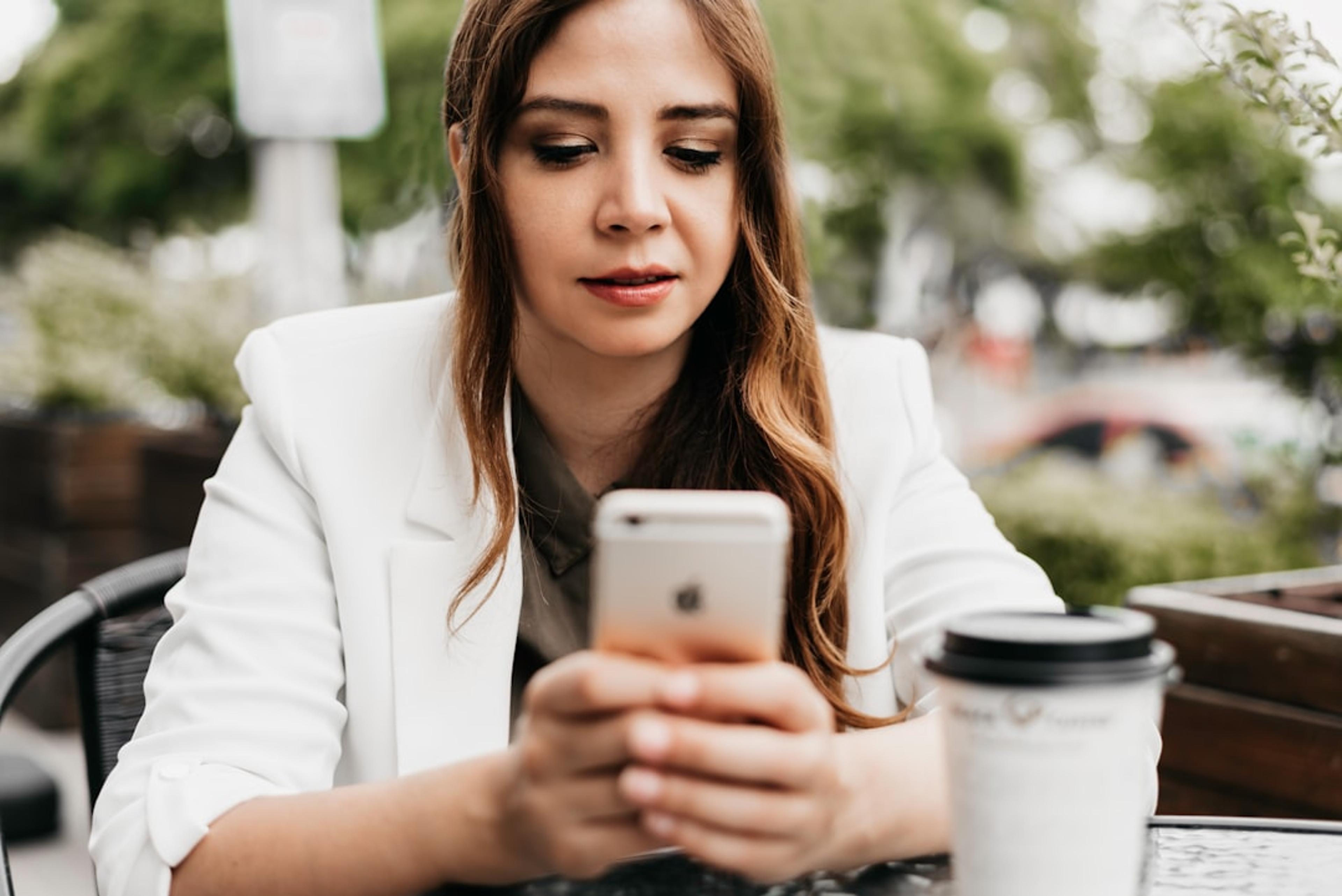 Professional using a mobile phone for business calling