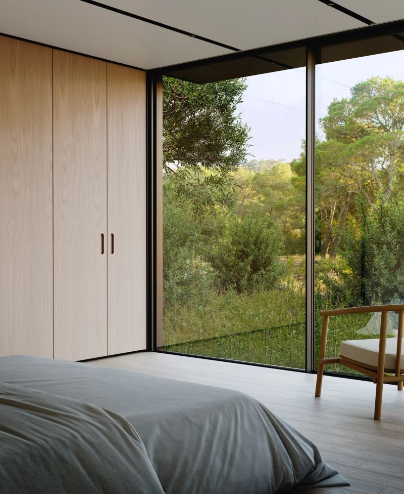 Large expanses of glass