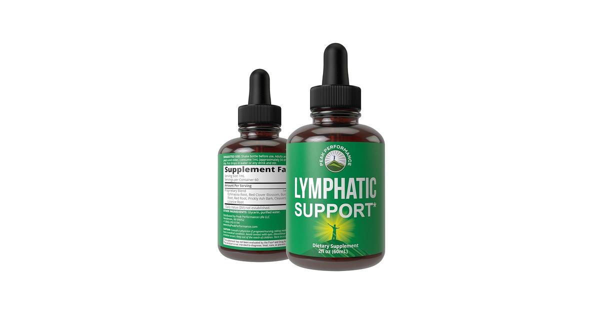 Amazon.com: Lymphatic Drainage Drops. Sugar Free 7-in-1 Lymph Detox and  Cleanse Support. Vegan Supplement with Echinacea, Red Clover Blossom,  Burdock Root, Cleavers Herb, Licorice Root, and More! : Health & Household