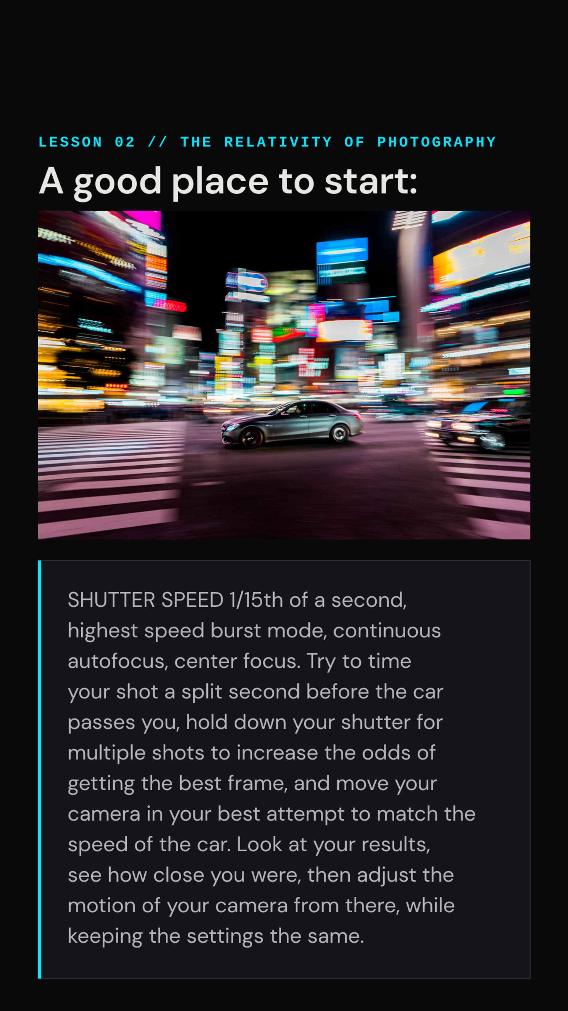 Panning recipe