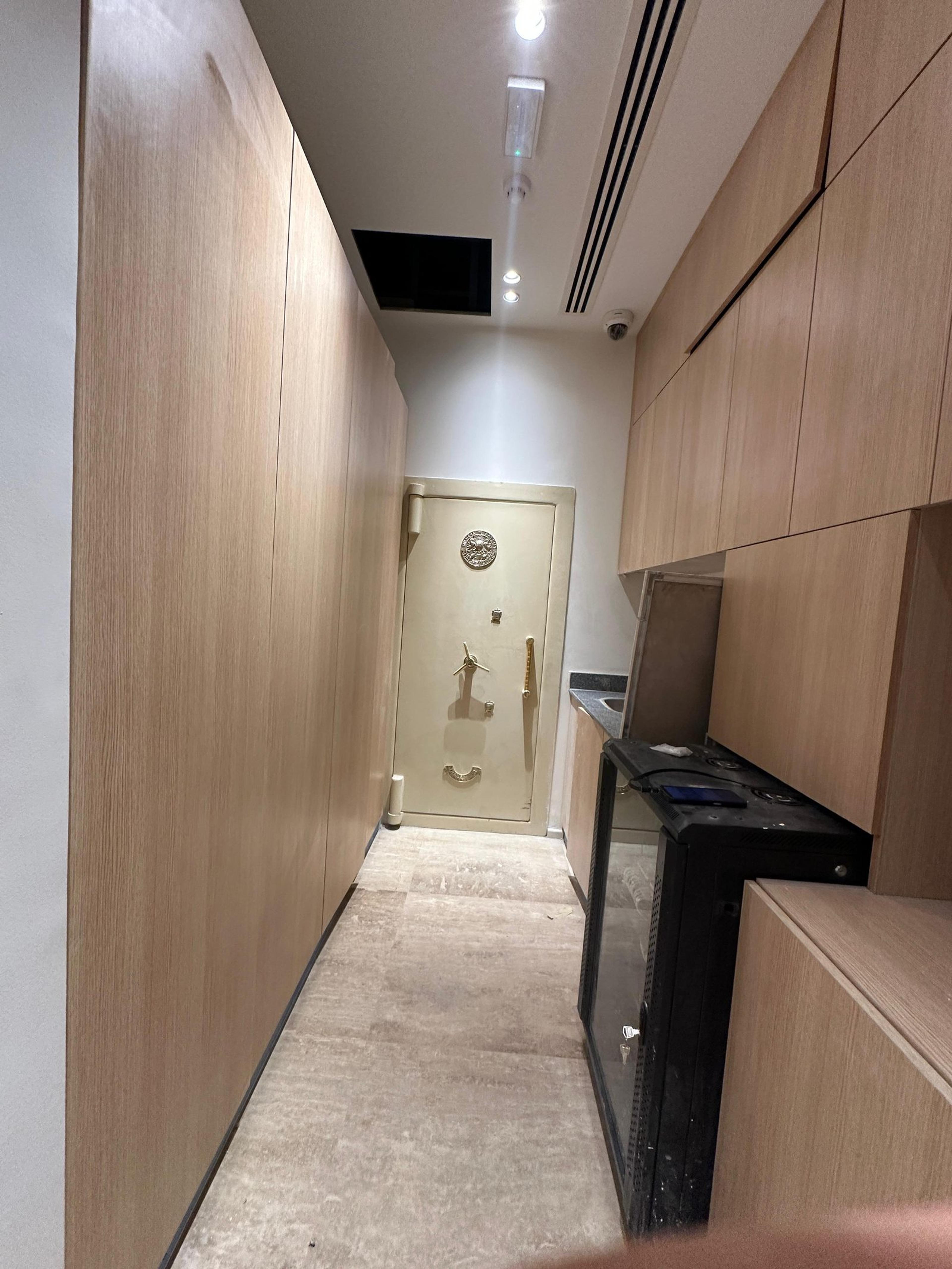 Strongroom corridor