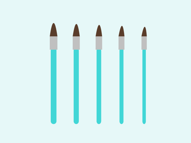 Placeholder illustration of Water Brush Pens (3)