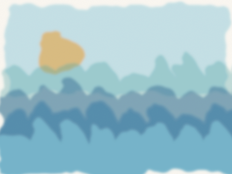 Placeholder watercolour artwork: Lotus Pond
