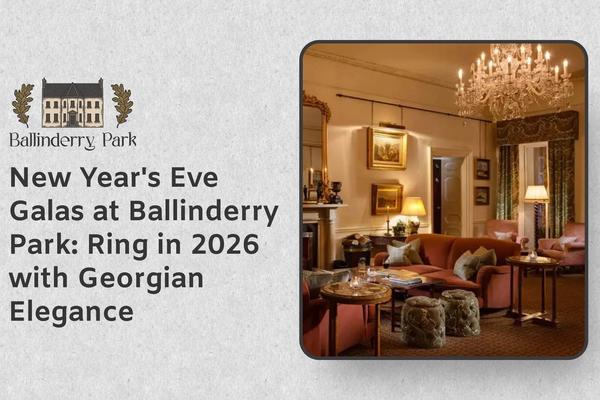 New Year's Eve Galas at Ballinderry Park: Ring in 2026 with Georgian Elegance - Ballinderry Park
