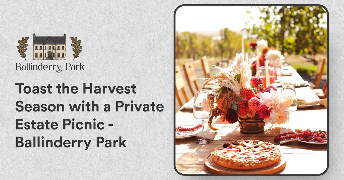 Toast the Harvest Season with a Private Estate Picnic