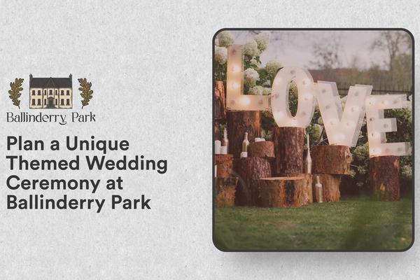 Plan a Unique Themed Wedding Ceremony at Ballinderry Park - Ballinderry Park