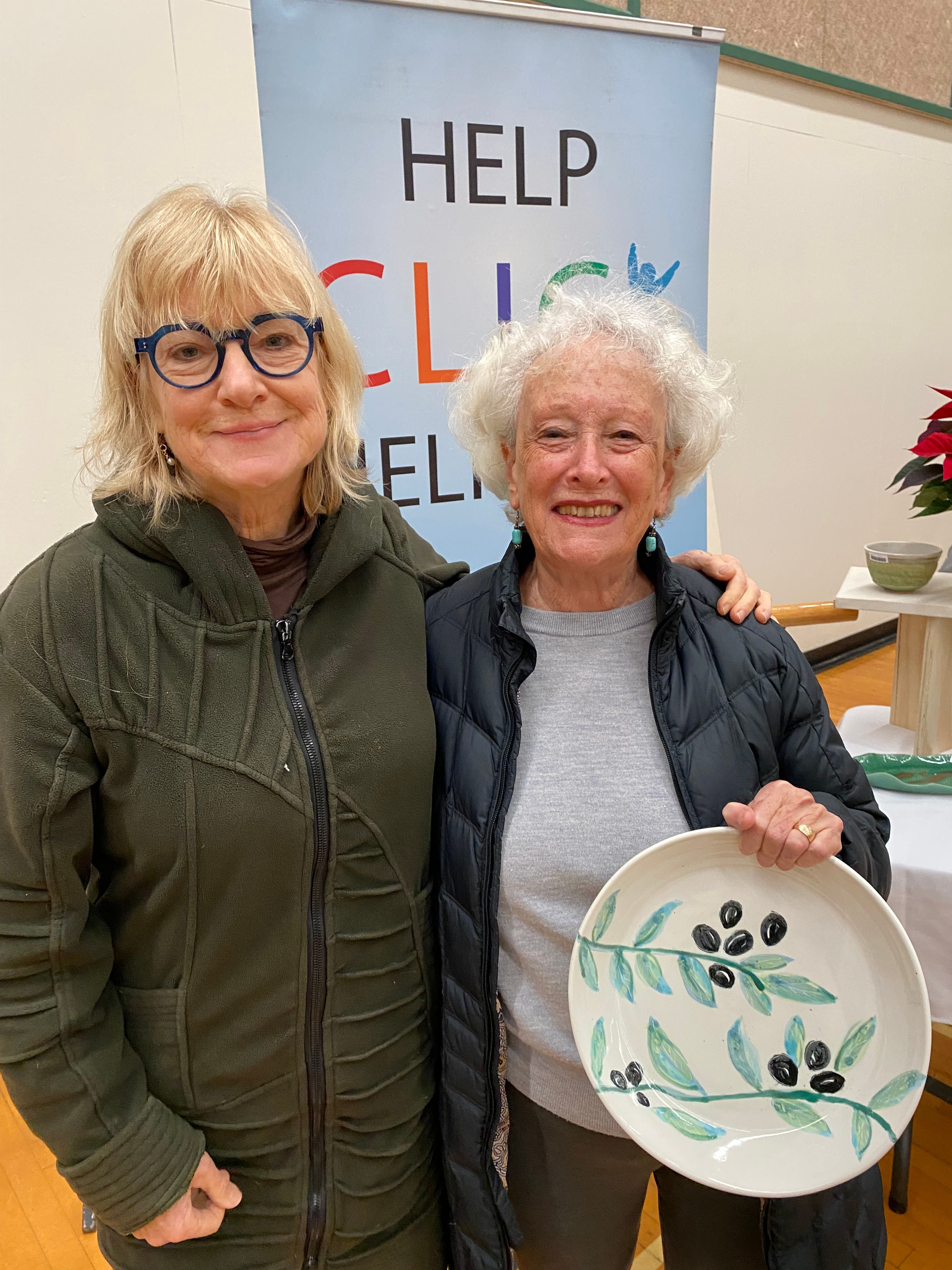 CLICK co-founder Catherine Atyeo and club member Lorraine Koren