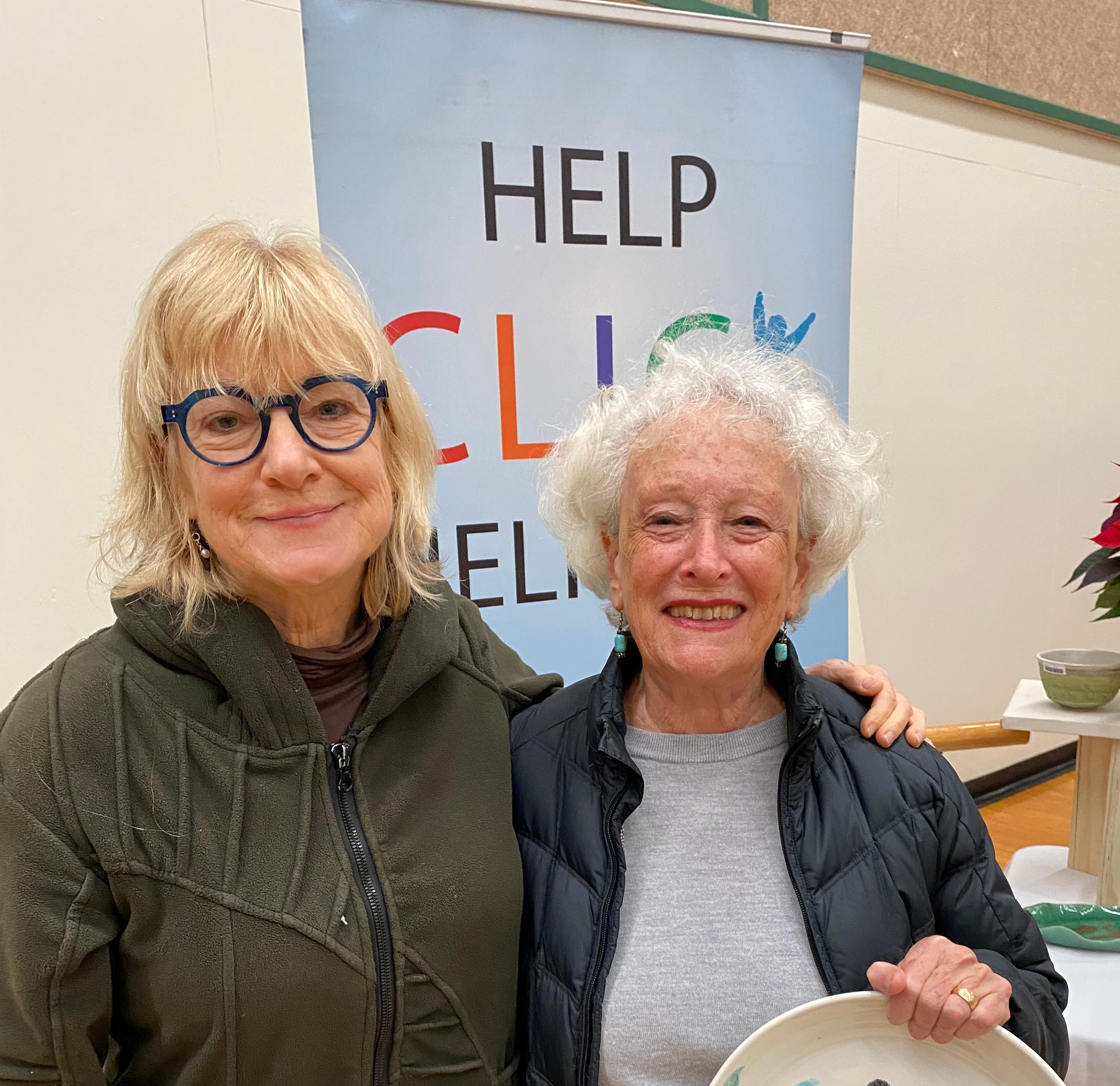 CLICK co-founder Catherine Atyeo and club member Lorraine Koren