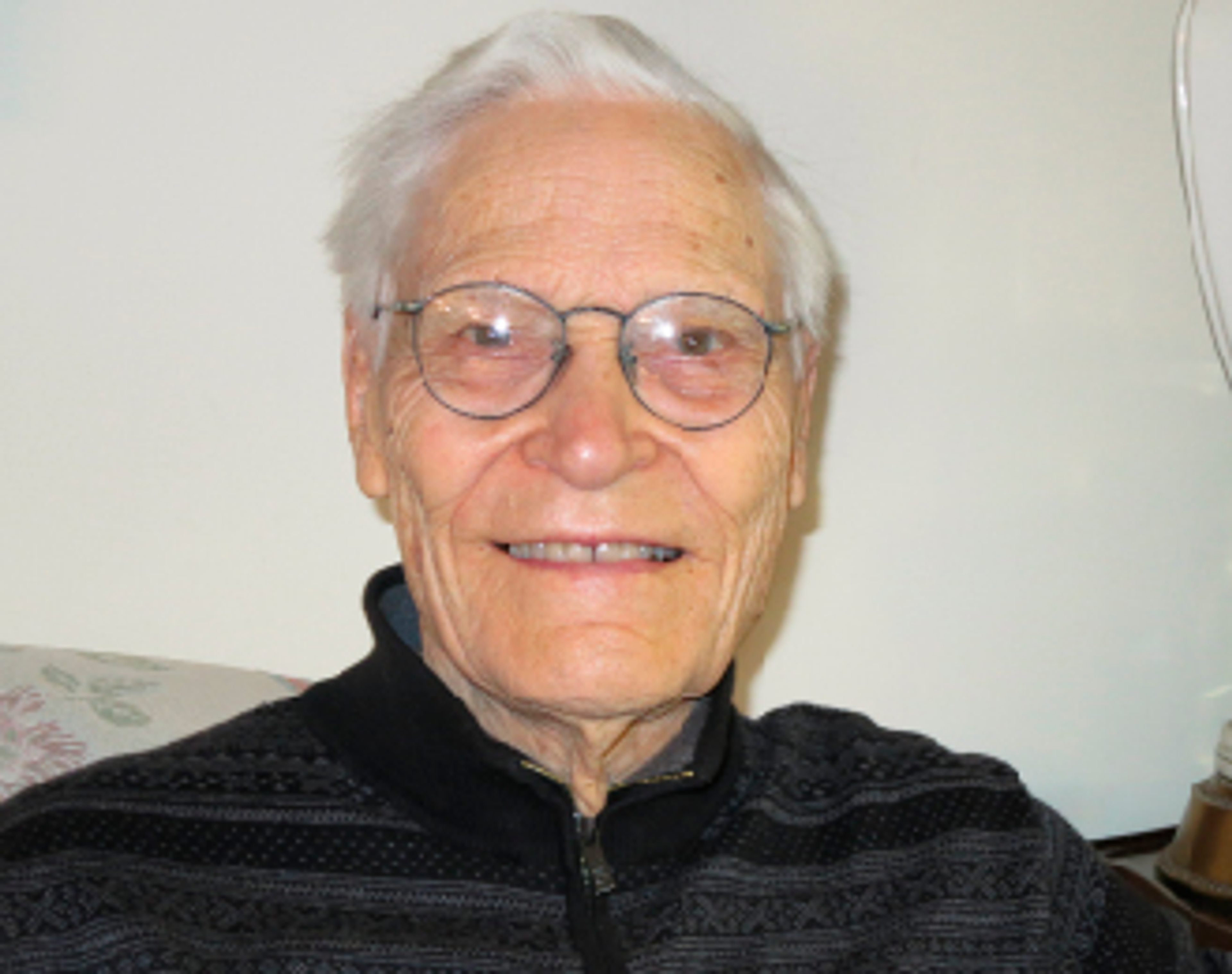 Portrait of Bob Lane, a long-time CLICK donor, at 94