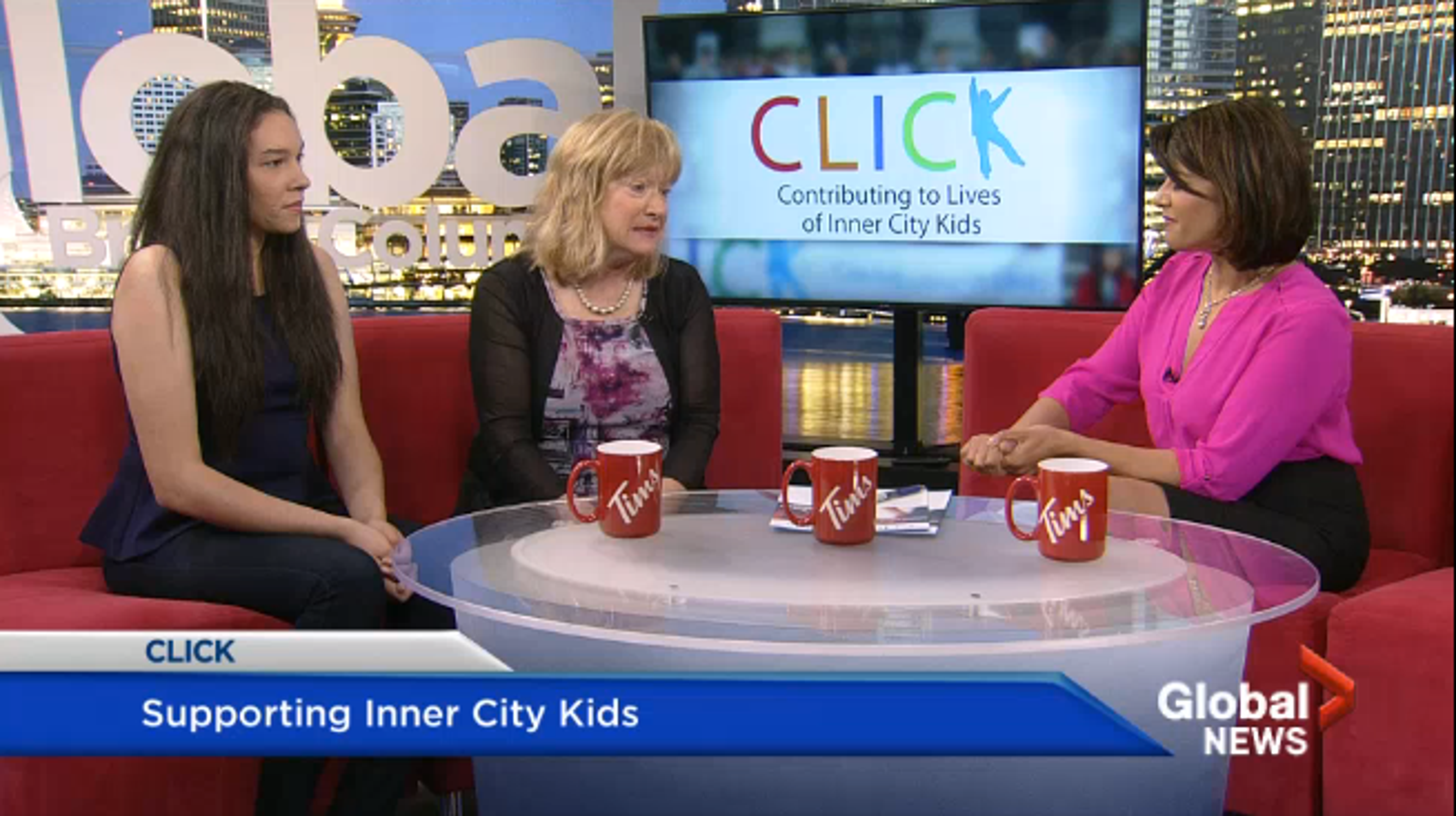 Title frame from CLICK's 2016 Inner City Kids Week video