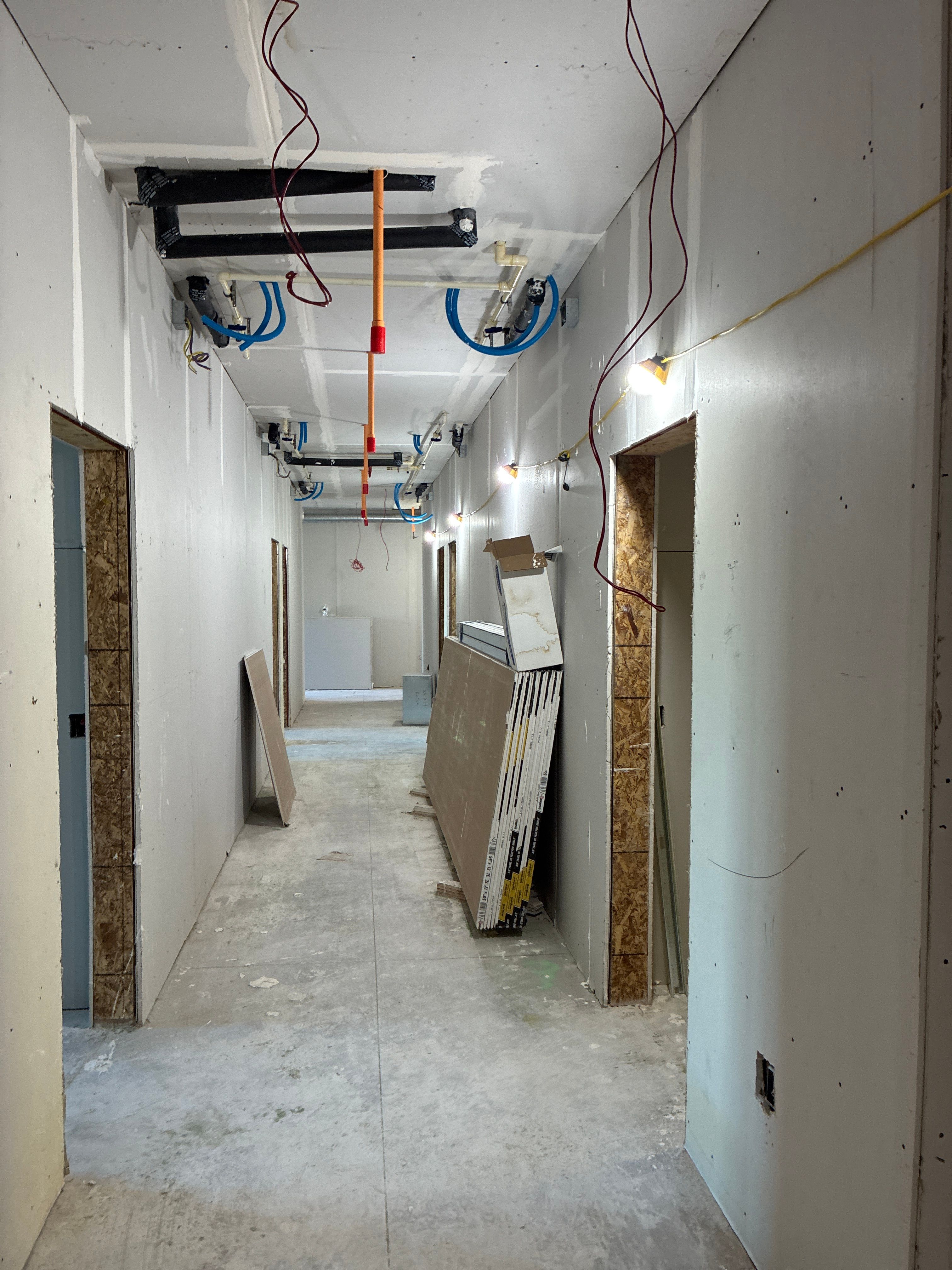 Hampton Inn by Hilton construction progress, Mammoth Collection, September 2026