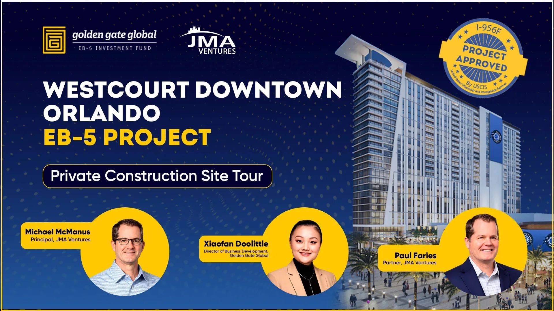Westcourt Downtown Orlando EB-5 Project private construction site tour