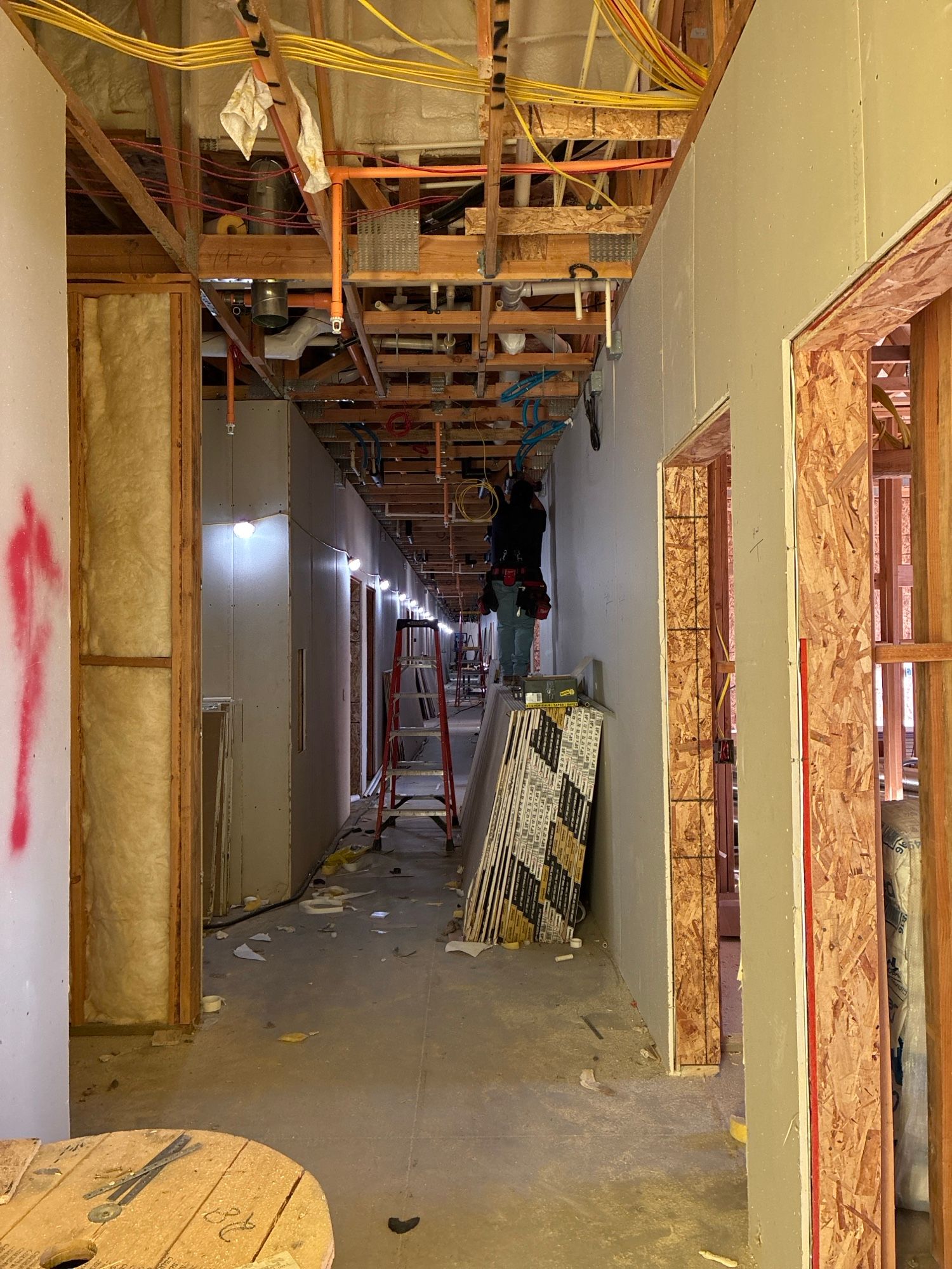 Hampton Inn by Hilton construction progress, Mammoth Collection, September 2026