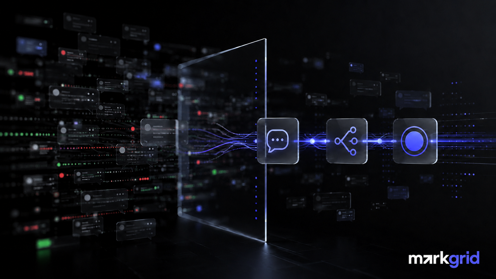 MarkGrid Community Signals detecting buyer intent by filtering online conversation noise into actionable purchase signals.