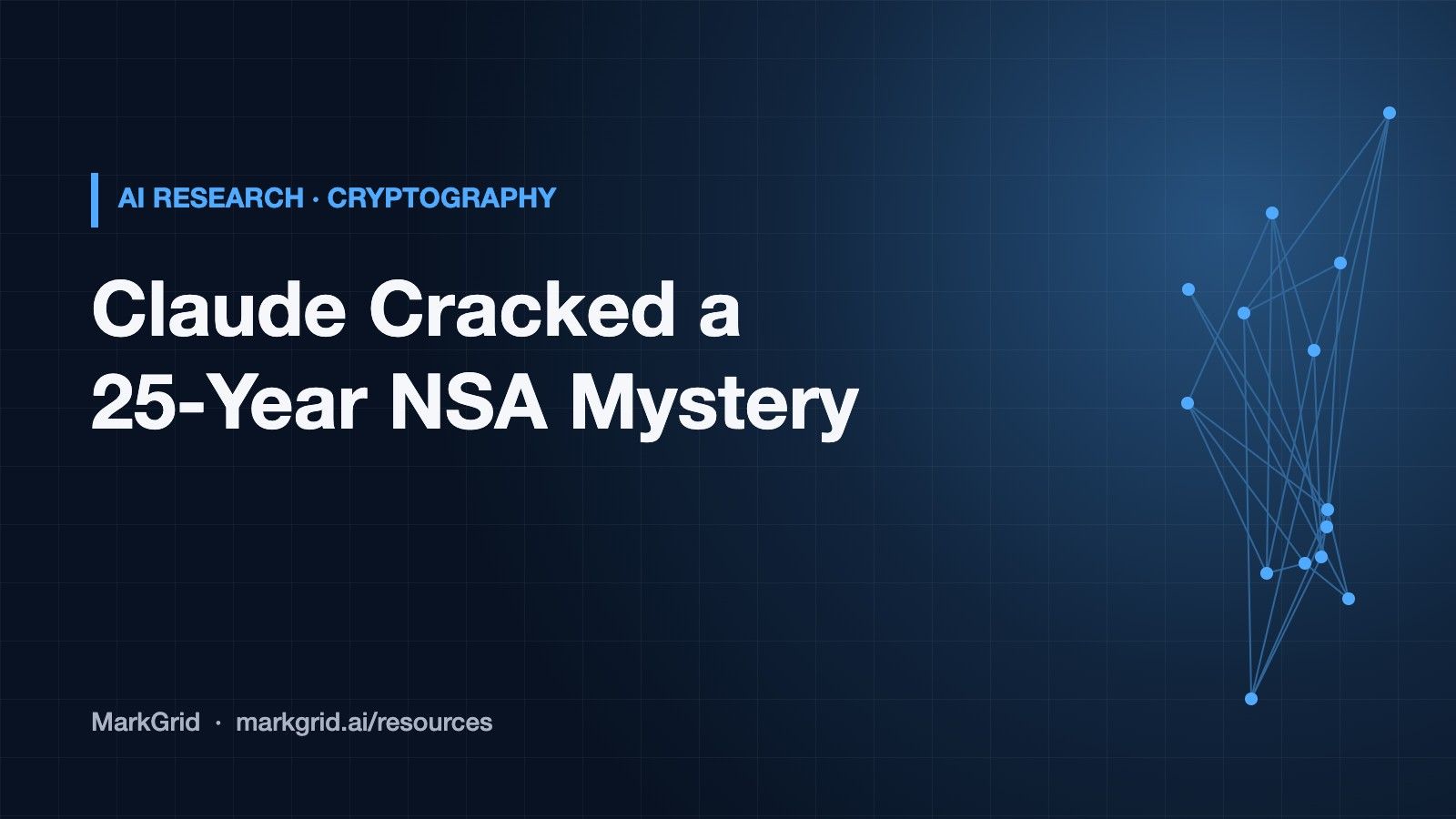 Claude cracked a 25-year NSA mystery about NIST curve seeds