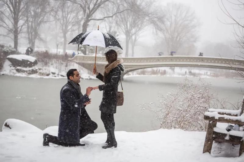 Where to Propose in New York at Christmas