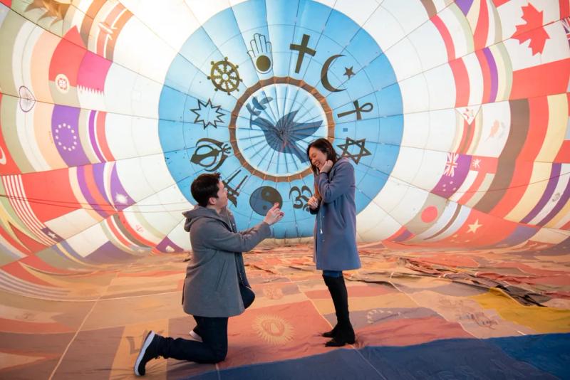 Jamies spectacular Hot air Balloon Proposal, Los Angeles. – surprise proposal in Los Angeles