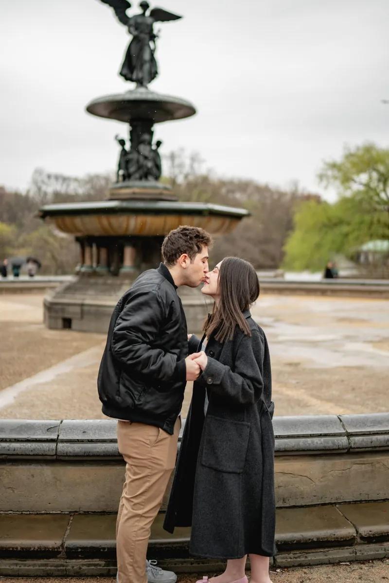 Central Park — Cherry Hill & Bow Bridge, photographed by Paparazzi Proposals