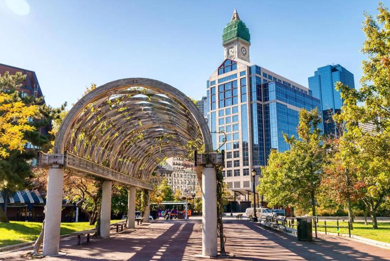 Christopher Columbus Park, photographed by Paparazzi Proposals
