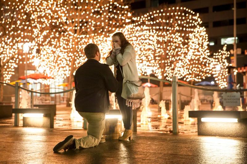 Proposal photographed in Kansas City