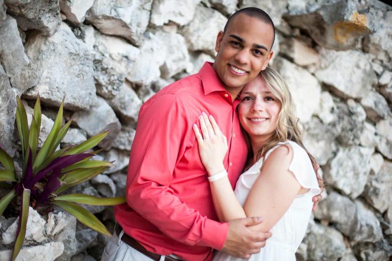 Proposal photographed in Riviera Maya