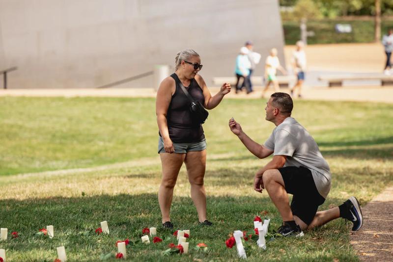 Proposal photographed in St Louis